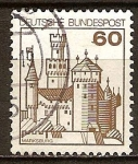 Stamps Spain -  Castillo de Marksburg.