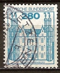 Stamps Germany -  Castillo de Ahrensburg.