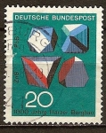 Stamps Germany -  Milenaria de la extracción de mineral en las montañas de Harz.