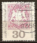 Stamps Germany -   Federal y el día filatelistas en 1969 .