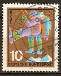 Stamps Germany -  Servicios Voluntarios de Socorro. Montaña de rescate.
