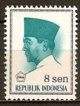 Sellos de Asia - Indonesia -  Presidente Sukarno.