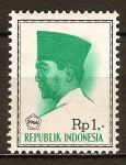 Stamps : Asia : Indonesia :  Presidente Sukarno.