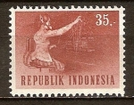 Stamps : Asia : Indonesia :  Teléfono del operador.