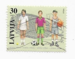 Stamps Latvia -  