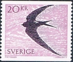 Stamps Sweden -  FAUNA. VENCEJO COMÚN