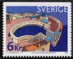 Stamps Sweden -  SUECIA -  Puerto naval de Karlskrona
