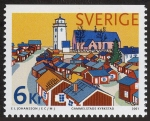 Stamps : Europe : Sweden :  SUECIA - Poblado-iglesia de Gammelstad, Luleå
