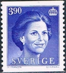Stamps Sweden -  SERIE BÁSICA. REINA SILVIA