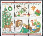 Stamps Sweden -  NAVIDAD 1989