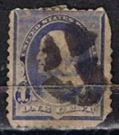 Stamps United States -  Scott  219 Franklin (7)