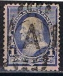 Stamps United States -  Scott  219 Franklin (9)