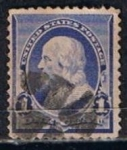 Stamps United States -  Scott  219 Franklin (13)
