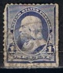 Stamps United States -  Scott  219 Franklin (15)