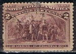 Stamps United States -  Scott  231 Desembarco de Colon