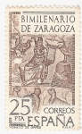 Stamps : Europe : Spain :  Bimilenario de Zaragoza - Mosaico de Orfeo