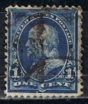 Stamps United States -  Scott  246 Franklin (3)