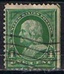 Stamps United States -  Scott  279 Franklin (9)