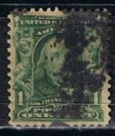Stamps United States -  Scott  300 Franklin (6)