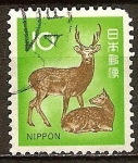 Stamps Japan -  Sika Ciervo.