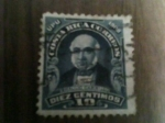 Stamps : America : Costa_Rica :  Fue Jefe de Estado Costa Rica 5/3/1835 al 8/3/1837 Su nombre Braulio Carillo