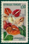 Stamps : Europe : France :  ANTHURIUM DE LA MARTINIQUE