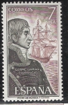 Sellos del Mundo : Europa : Espaa : Cosme Damián Churruca - Personajes Españoles ( Navegantes )