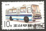 Stamps North Korea -  autobús