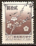 Sellos de Asia - China -  La flor del ciruelo.
