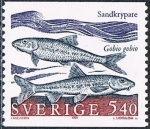 Stamps Sweden -  PECES. GOBIO (GOBIO GOBIO)