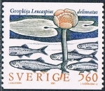Stamps Sweden -  PECES. LEUCASPIUS DELINEATUS