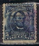 Sellos de America - Estados Unidos -  Scott  304 Lincoln (6)