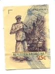 Stamps : America : Argentina :  cartero