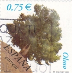 Stamps Spain -  arboles-olmo