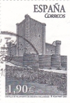 Stamps Spain -  castillo de villafuerte de esgueva(valladolid) (D)