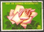 Stamps Equatorial Guinea -  flor perfecta