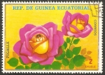 Sellos de Africa - Guinea Ecuatorial -  flor pigalle