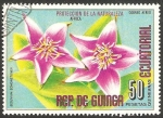 Sellos de Africa - Guinea Ecuatorial -  flor sesivium edmonstones