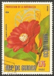 Sellos de Africa - Guinea Ecuatorial -  flor camelia japónica