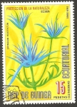 Sellos de Africa - Guinea Ecuatorial -  flor eryngium raotratum