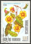 Stamps Equatorial Guinea -  flor hibbertia dentata