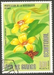 Sellos de Africa - Guinea Ecuatorial -  flor hibbertia volubilis
