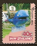 Stamps New Zealand -  Buzones curiosos-Ballena.