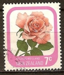 Stamps New Zealand -  Jardín de las Rosas.