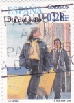 Stamps Spain -  dia del sello-el cartero