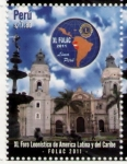 Stamps : America : Peru :  XL Foro Leonistico de America Latina y del Caribe 2011-01