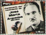 Stamps : America : Peru :  Centenario Nacimiento de Jose María Arguedas 2011-02