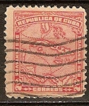 Stamps Cuba -  Mapa de la República de Cuba.