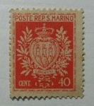 Sellos del Mundo : Europa : San_Marino : Escudo de Armas. San Marino.