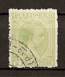 Stamps America - Puerto Rico -  Alfonso XIII.